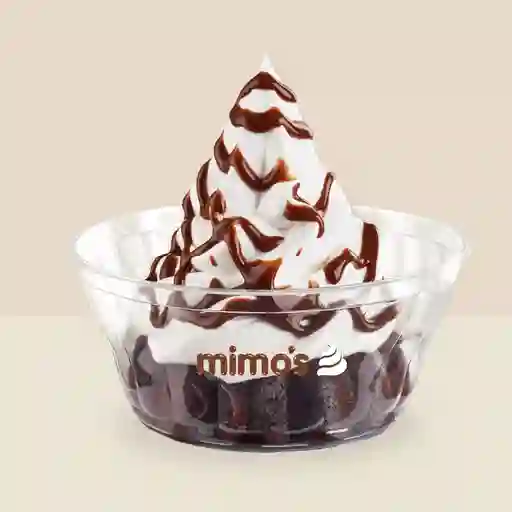 Copa Brownie Chocolate Caliente