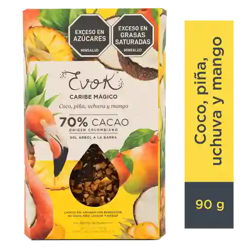 Evok Chocolate 70% Caribe Barra X90g