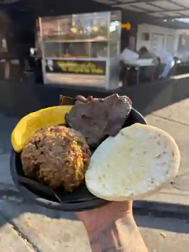 Calentado Con Carne Res