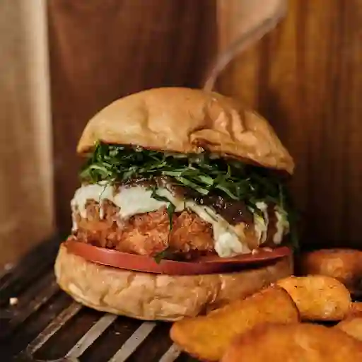 Blue Cheese Burger Con Francesa