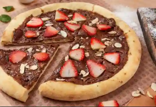 Pizza Mediana Nutella Postres