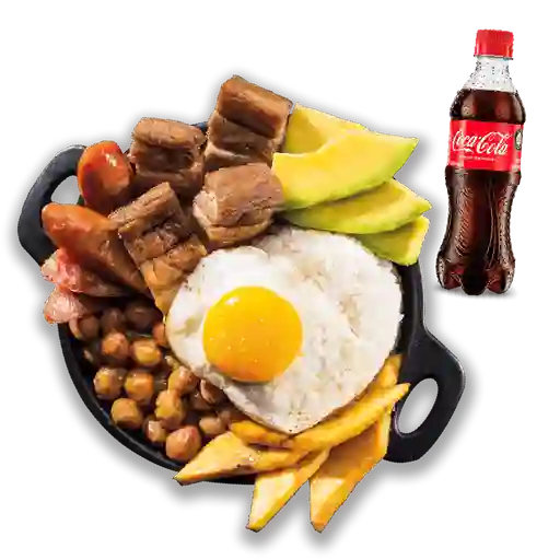 Frijolada + Coca Cola