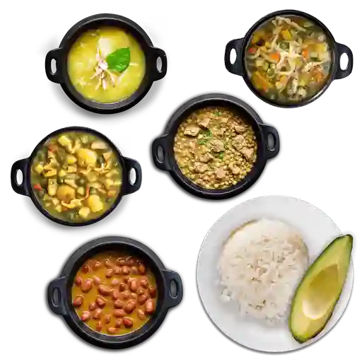 Sopa Arroz Y Aguacate*