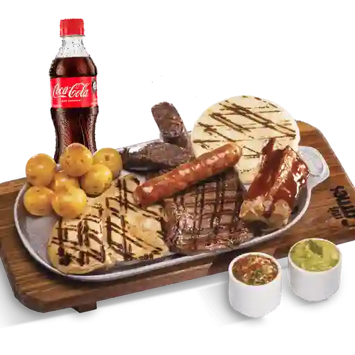 Parrillada + Coca-cola