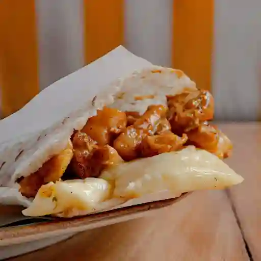 Arepa De Pollo Al Curry