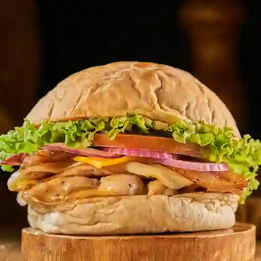 Chicken Bacon Doble + Papas