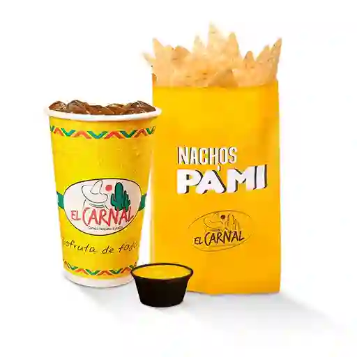 Duo Pami-q´cheddar+bebida 16onz