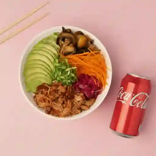 Pulled Pork Bbq Bowl + Bebida