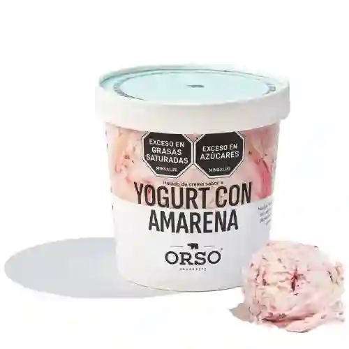 Medio Litro Yogurt Con Amarena