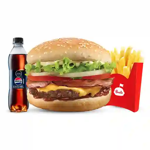 Combo Super Con Queso Y Tocineta