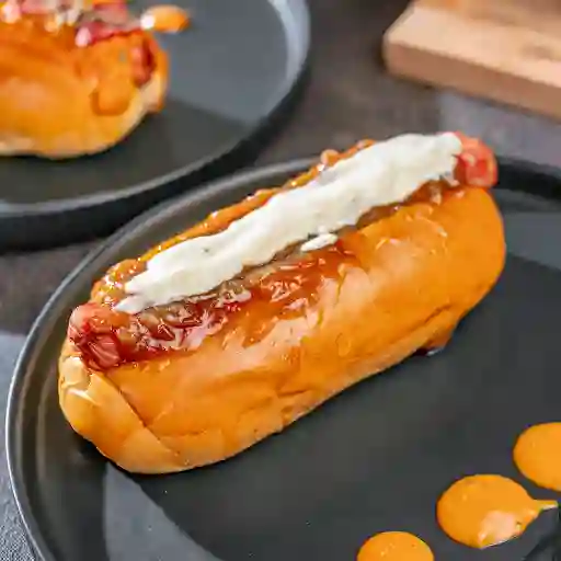 Sweet Blue Hot Dog
