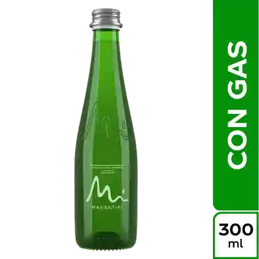 Agua Manantial Con Gas 300ml