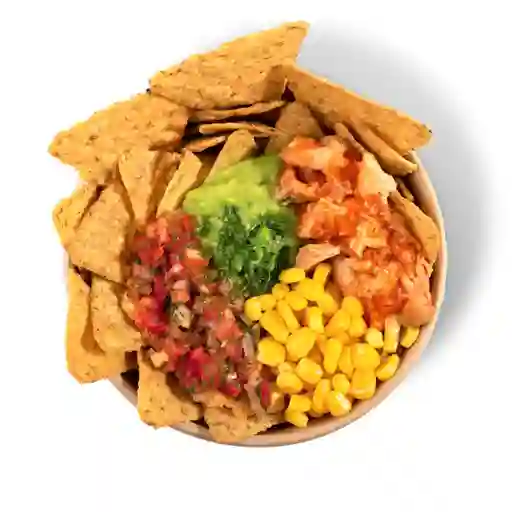 Fiesta De Nachos Con Pollo Tinga