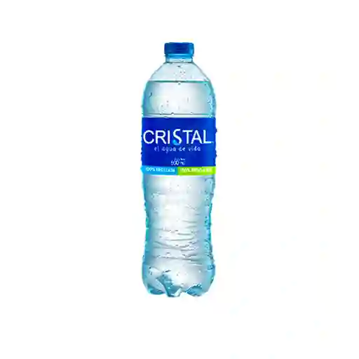 Agua Cristal Botella 600 Ml