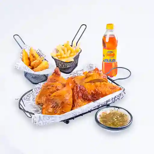 Combo Medio Pollo Asado Oferta