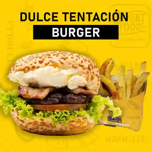 Dulce Tentacion Burger + Papas