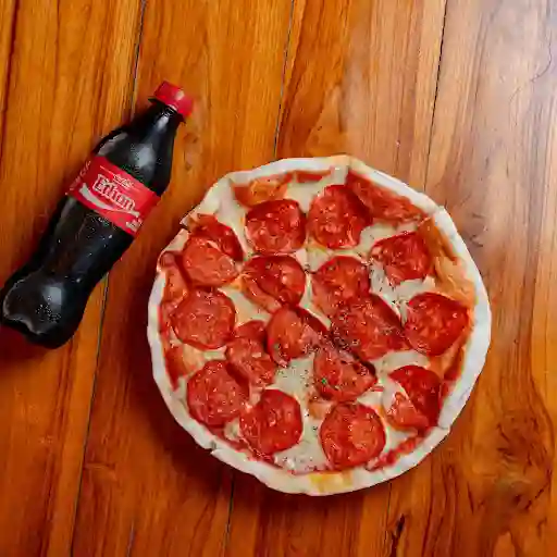 Pizza Peperoni Small, Coca Cola P.