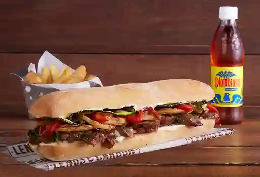 Combo Sandwich Morrillo A La Parrillla