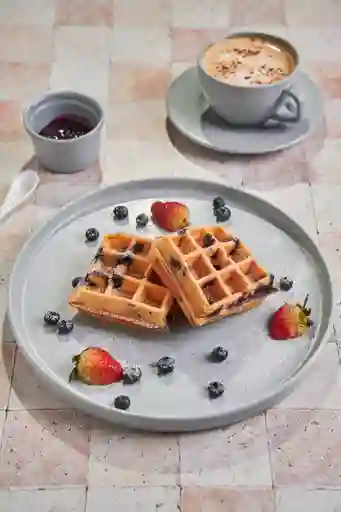 Waffles De Arándanos