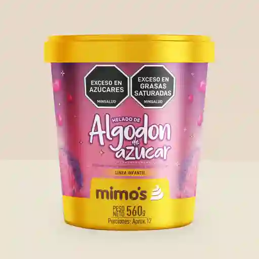 Litro De Algodon De Azucar (helado Clasi