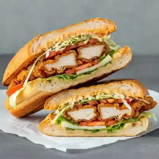 Sándwich Pollo Crocante 22cm 