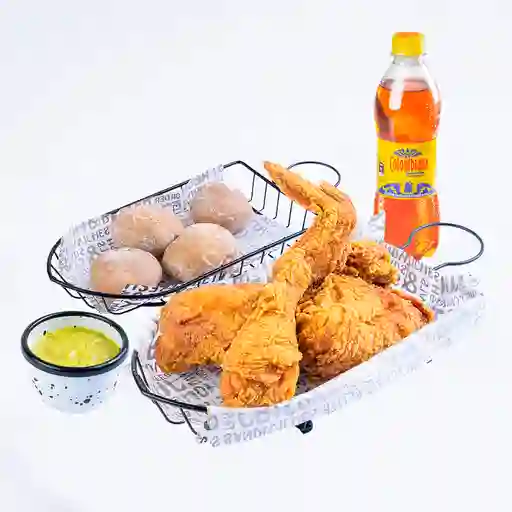Combo Medio Pollo Apanado