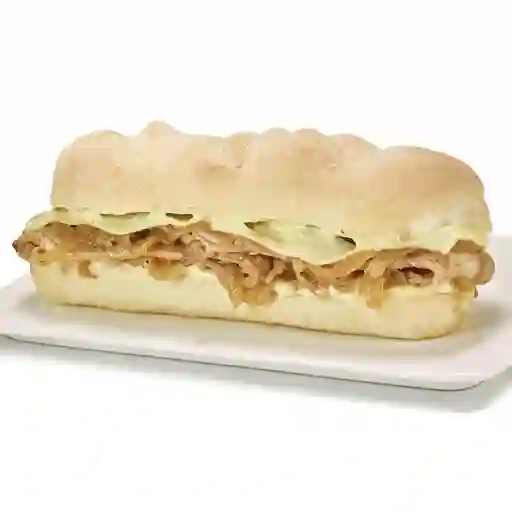 Sándwich De Cerdo Con Cebolla Carameliza