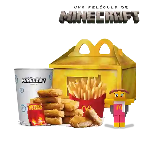 Mccombo Mediano 10 Chicken Mcnuggets + 1 Juguete Minecraft