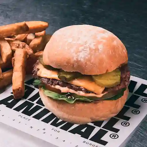 Hamburguesa Clásica Smash En Combo