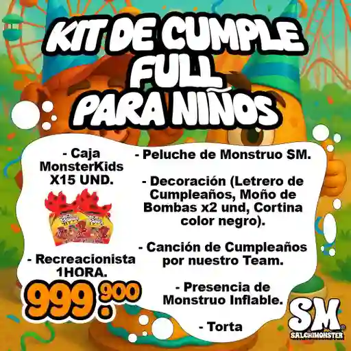 Kit Cumpleaños Full (15 Niños)