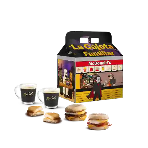 Cajota Familiar Clásica Desayuno Para Dos Personas