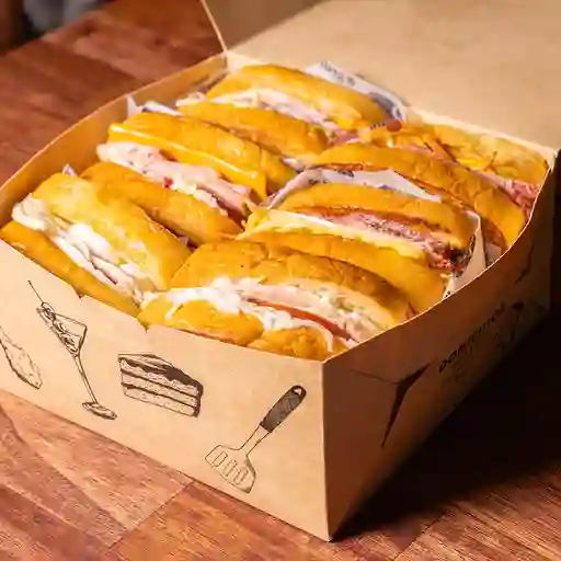Caja De Sándwich X 6
