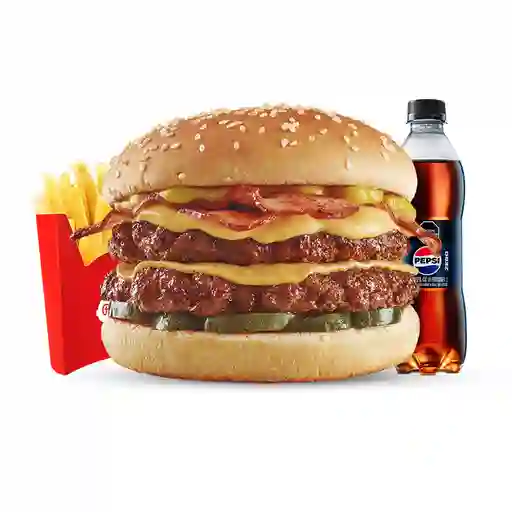 Combo Hamburguesa Americana