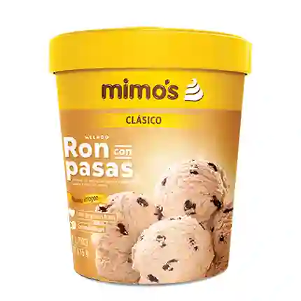 Litro De Helado Clasico Ron Y Pasas