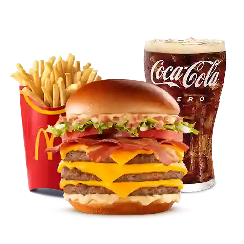 Mccombo Grande Tasty Turbo Bacon 3 Carnes