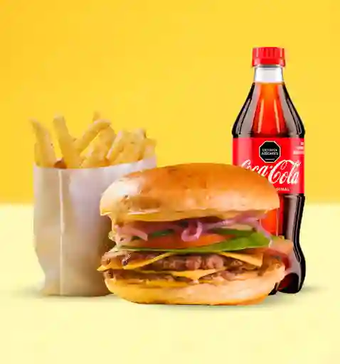 Combo Cheese And Bacon Burger