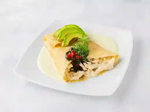 Crepe Pollo Trufa Mexicano