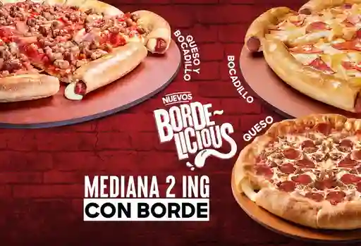 Pizza Mediana 2 Ing Con Borde Relleno