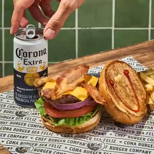 Combo Cheese And Bacon Y Corona