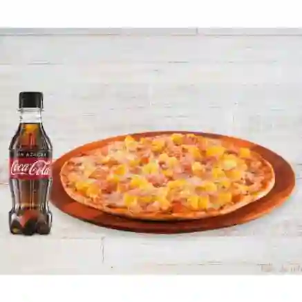 Pizza Personal + Cocacola  250 O Postre