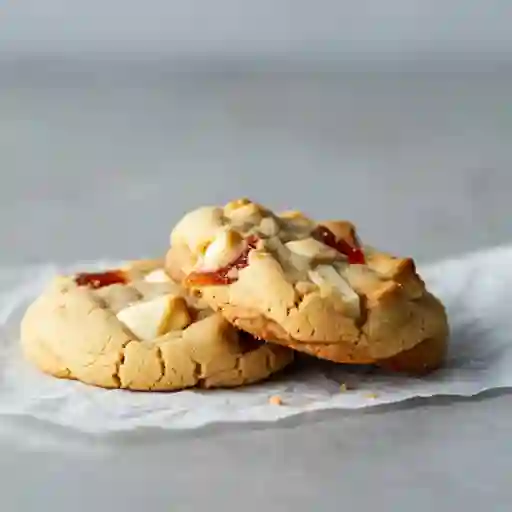 Galleta De Chocolate Blanco Y Bocadillo