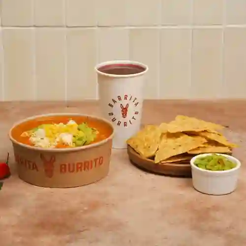 Combo Sopa Mexicana Vegetariana