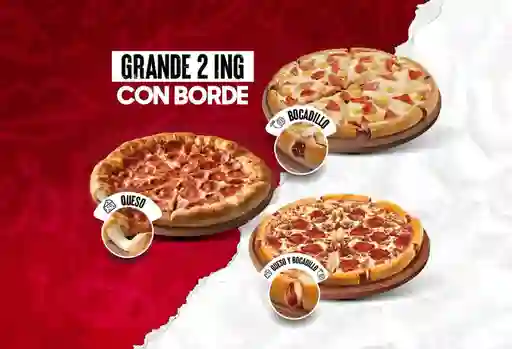 Pizza Grande 2 Ing Con Borde Relleno