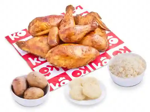 8 Presas Asado + 3 Acompanamientos