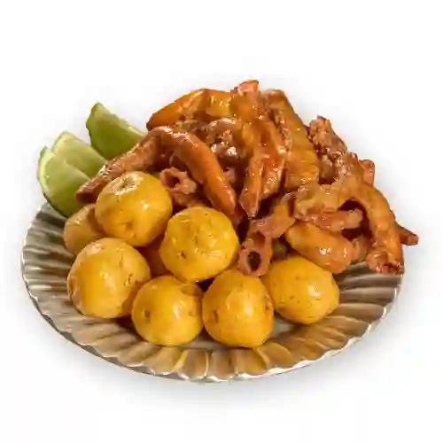 Chunchullo Con Papa Criolla