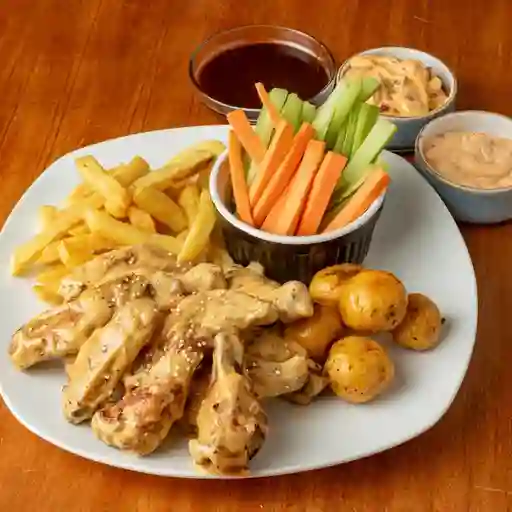 Combo12 Piezas De Alas Más Gaseosa 400ml