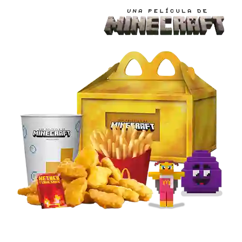 Mccombo Mediano 20 Chicken Mcnuggets + 2 Juguetes Minecraft