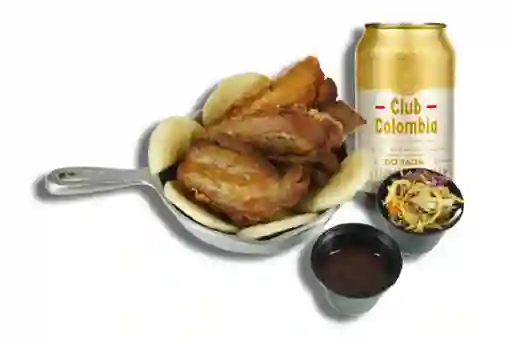 Costillas De Chicharrón + Club Dorada