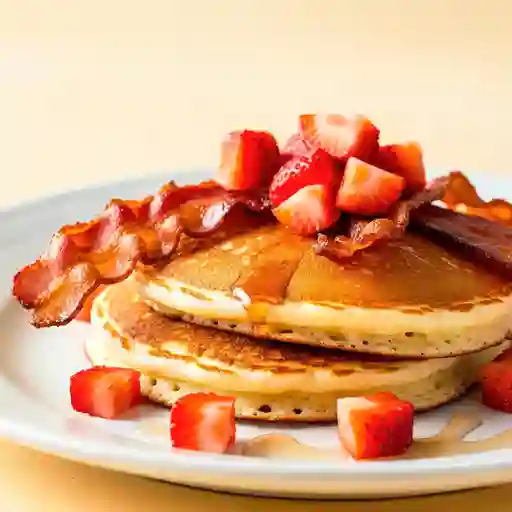 Pancakes Con Tocineta