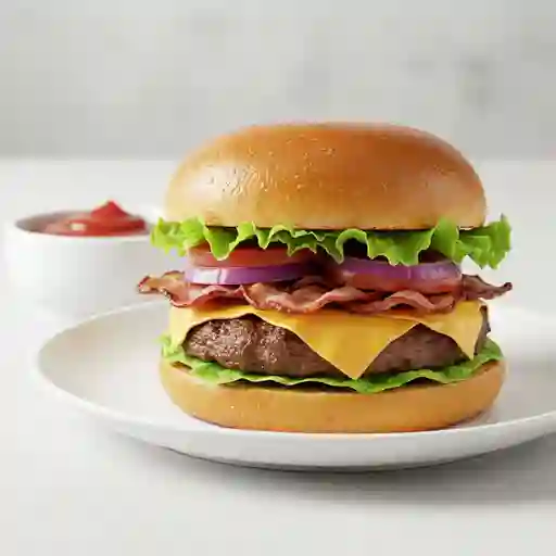 Single Bacon Burger 